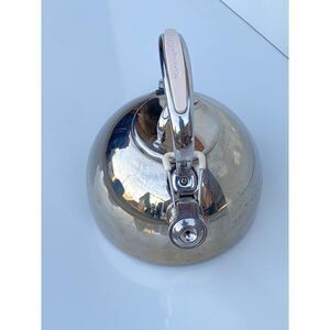 KitchenAid Cook For The Cure Whistling 2 Quart Stainless Steel & Pink Tea Pot BD